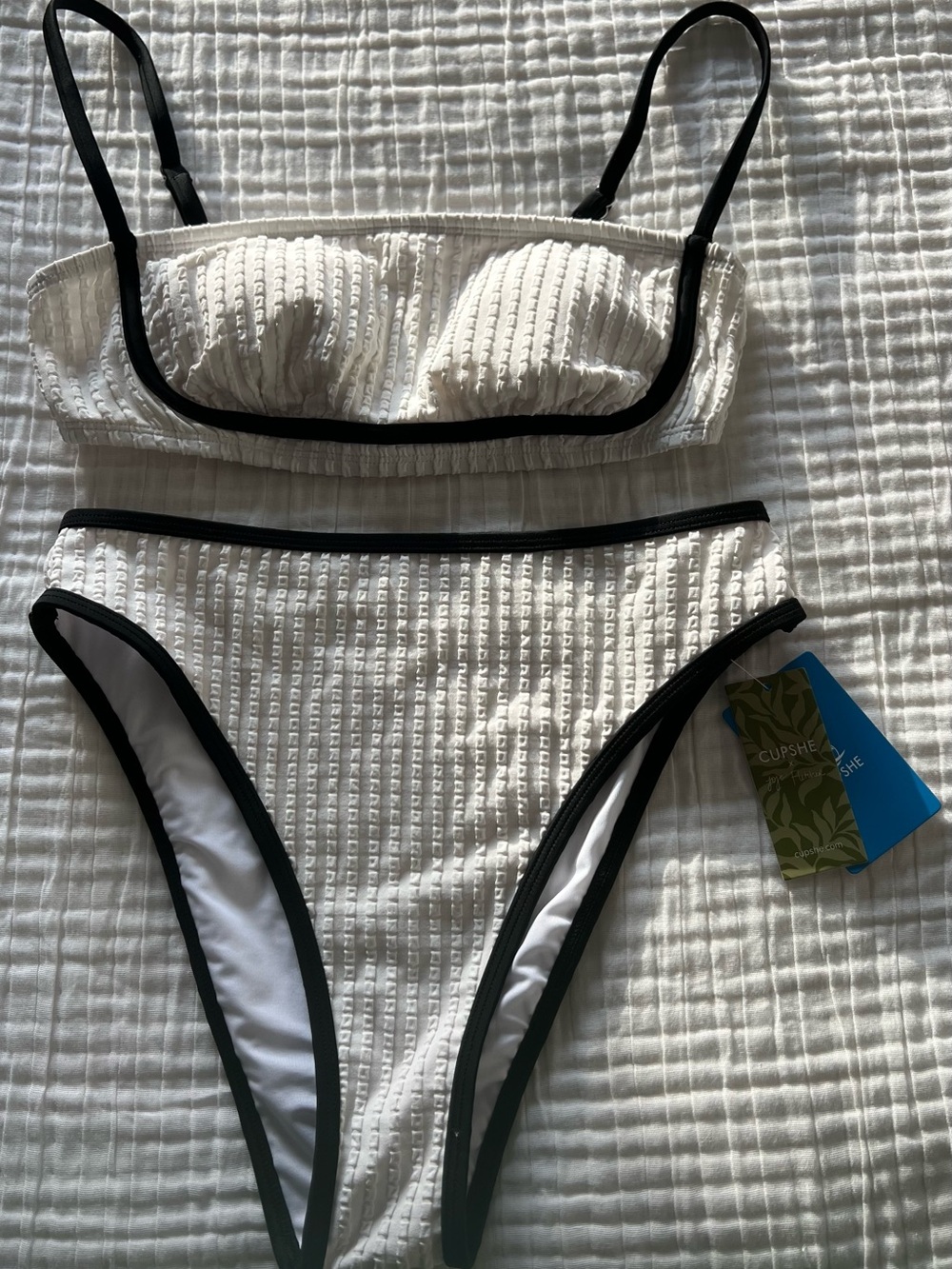 NWT Cupshe High-Waisted Swimsuit